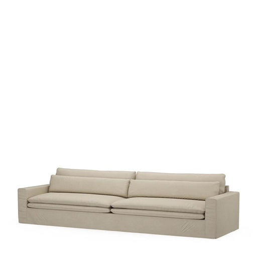 Continental Sofa XL, oxford weave, flanders flax - Betten Ritter Living