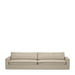 Continental Sofa XL, oxford weave, flanders flax - Betten Ritter Living