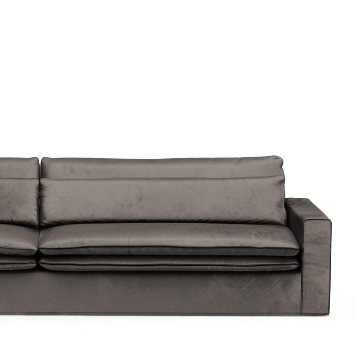 Continental 5 Sitzer Sofa XL, velvet - Betten Ritter Living