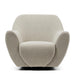 The Jill Swivel Chair, mouliné linen, fabulous flax - Betten Ritter Living