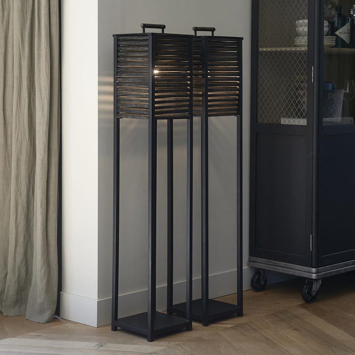 Ocean Cay Shutters Floor Lamp black - Betten Ritter Living