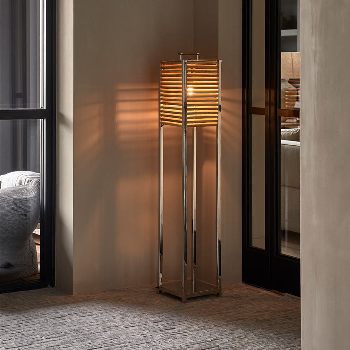 Ocean Cay Shutters Floor Lamp silver - Betten Ritter Living