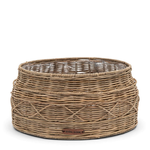 Rustic Rattan Classic Planter Round - Betten Ritter Living