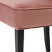 The Jade Dining Chair, velvet III, rose stain - Betten Ritter Living