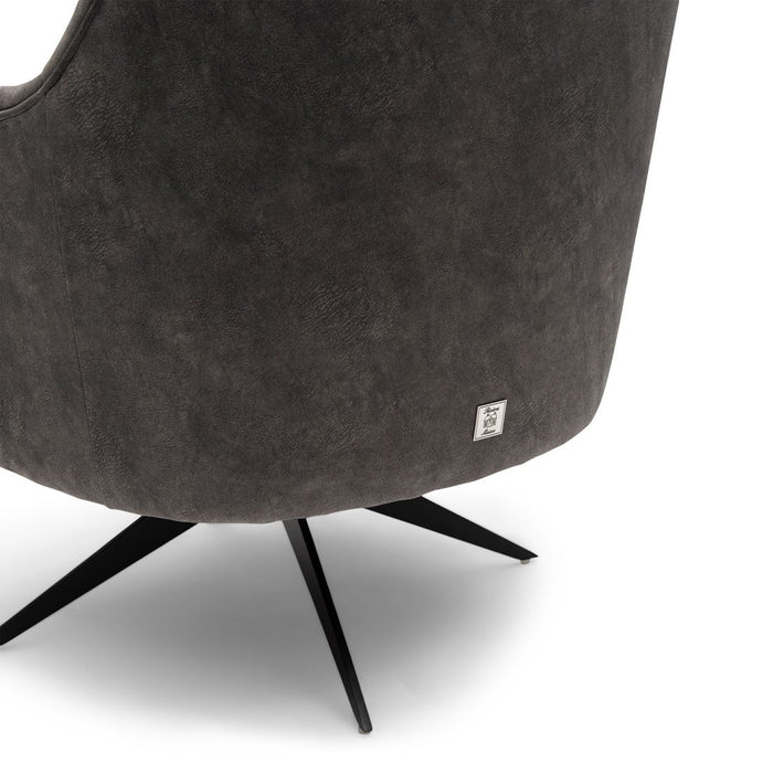 Fawcett Swivel Chair Black Leg, berkshire, elephant Ausstellungsstück - Betten Ritter Living