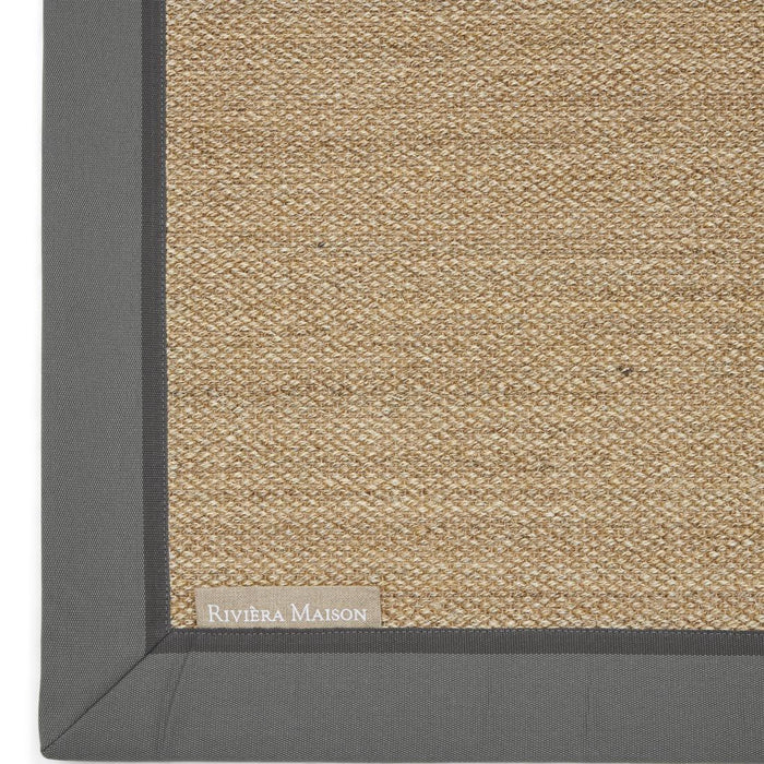 Correllus Rug 240x160, natural/dark grey border - Betten Ritter Living