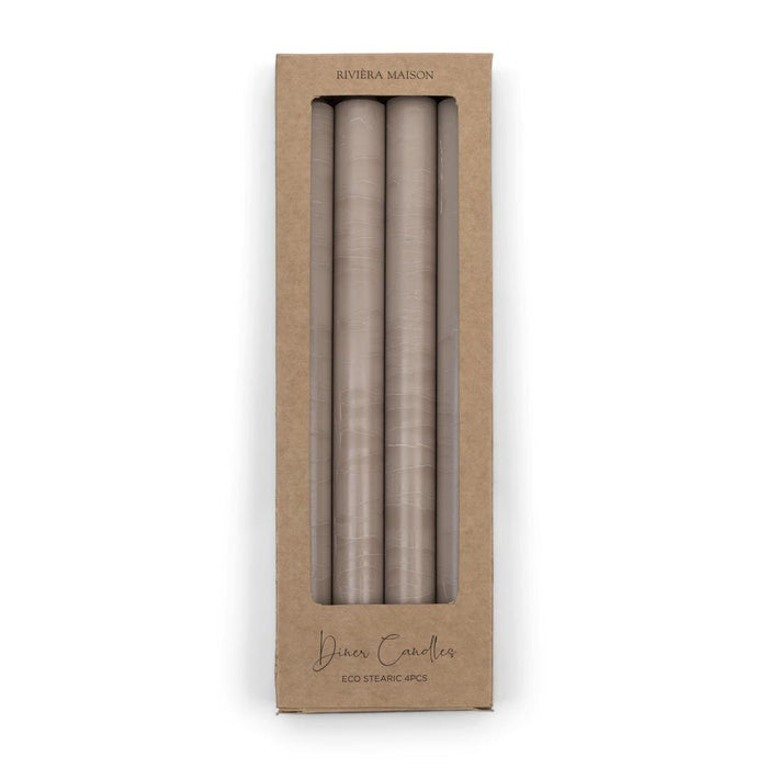 Dinner Candles ECO off-white 4pcs - Betten Ritter Living