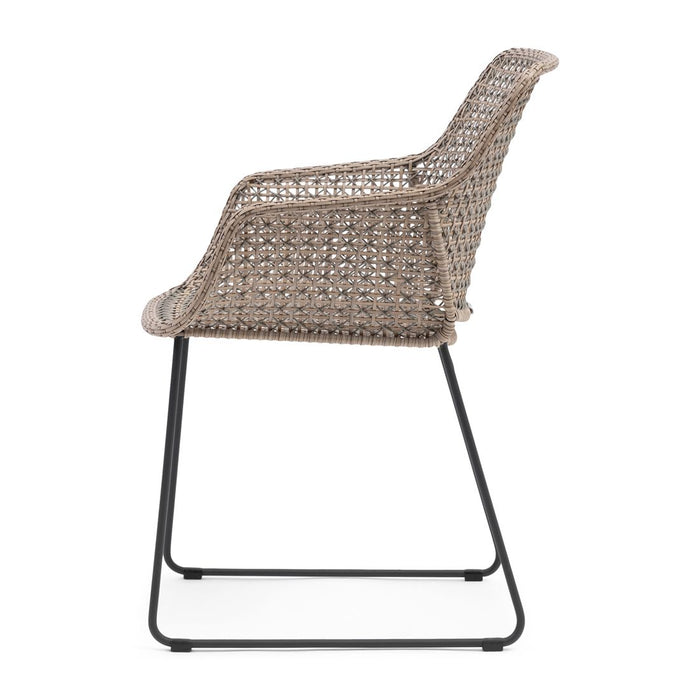 Portofino Outdoor Dining Armchair, graphite - Betten Ritter Living