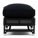 Nicolas Wing Chair Outdoor Footstool, black - Betten Ritter Living