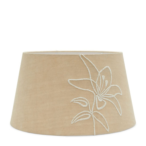 Embroidered Flower Lamp Shade 25x45 - Betten Ritter Living