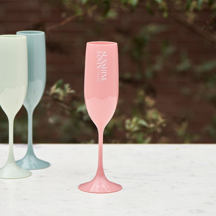 Sunshine Loving Bubbles Glass pink - Betten Ritter Living