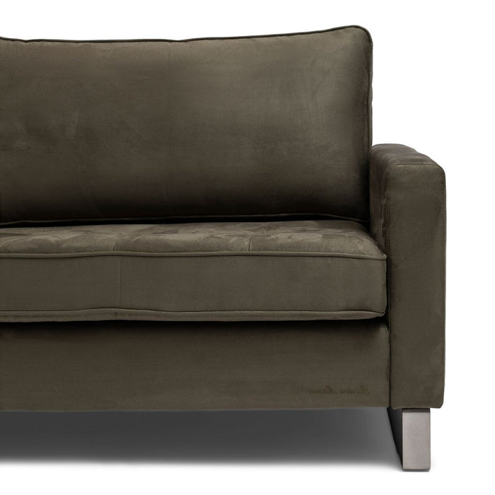 West Houston Corner Sofa Chaise Longue, celtic weave, pacific turtle - Betten Ritter Living