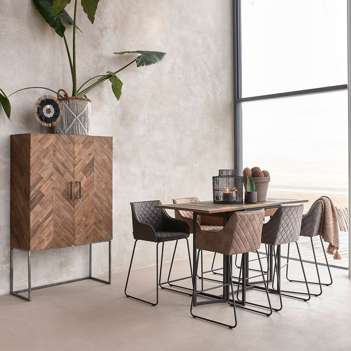 Frisco Drive Counter Stool, pellini, coffee - Betten Ritter Living