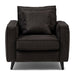 Kendall Armchair, scottish suede, noir - Betten Ritter Living