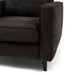 Kendall Armchair, scottish suede, noir - Betten Ritter Living