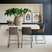 Frisco Drive Counter Stool, velvet III, anthracite - Betten Ritter Living