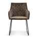 Frisco Drive Dining Armchair, velvet III, anthracite - Betten Ritter Living