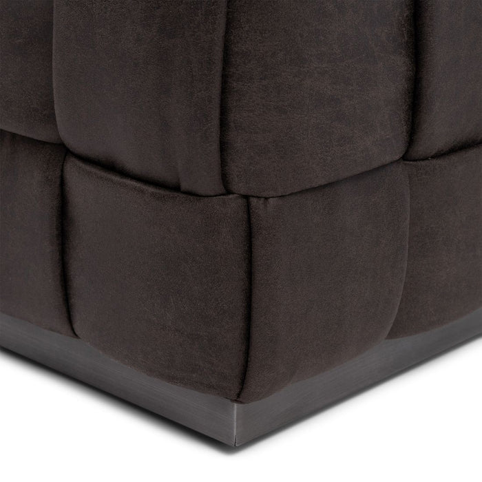 Room 48 Footstool XL, pellini, espresso - Betten Ritter Living