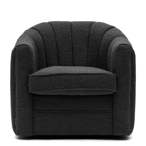 St. Lewis Swivel Armchair, bouclé, beluga - Betten Ritter Living