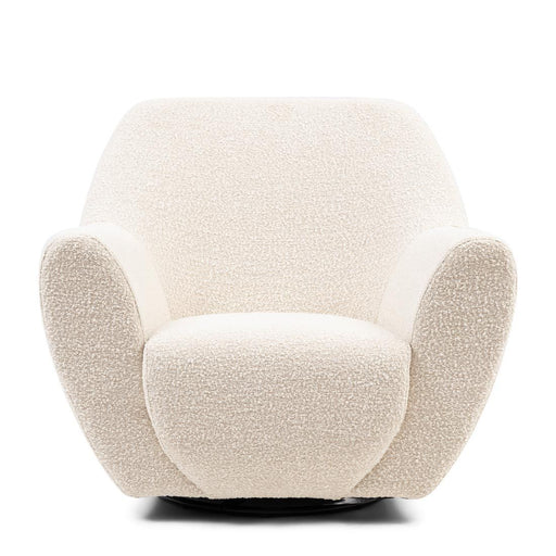 The Jill Swivel Chair, bouclé, white sand - Betten Ritter Living