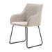 Frisco Drive Dining Armchair, mouliné linen, fabulous flax - Betten Ritter Living