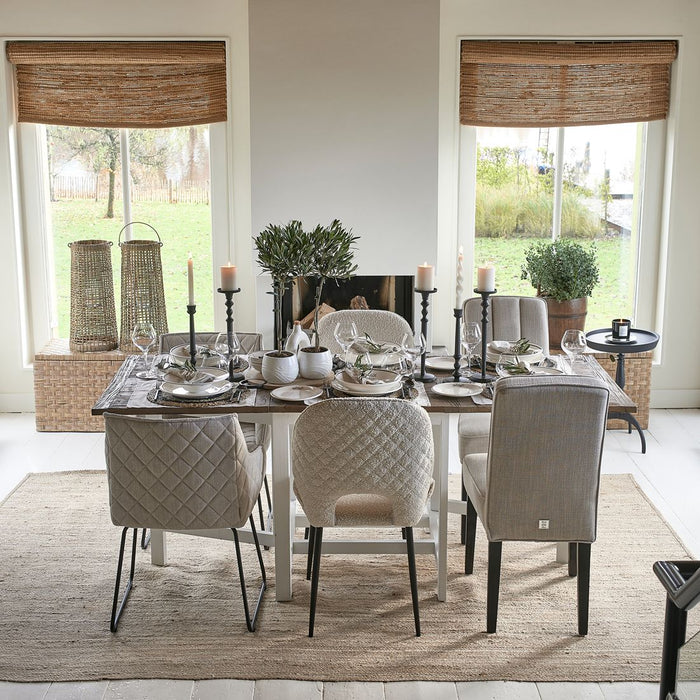 Frisco Drive Dining Armchair, mouliné linen, fabulous flax - Betten Ritter Living