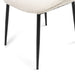 Mr. Beekman Dining Chair, bouclé, white sand - Betten Ritter Living