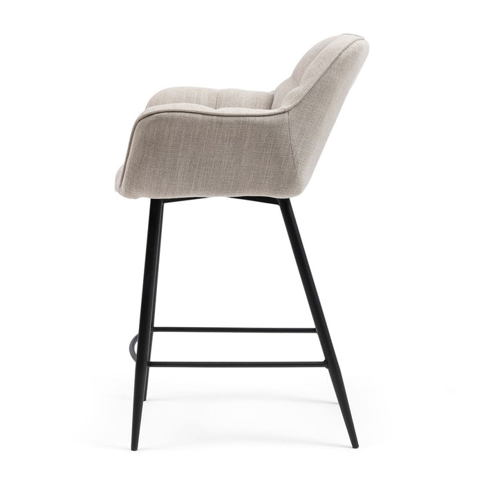 Carnaby Counter Chair, mouliné linen, fabulous flax - Betten Ritter Living