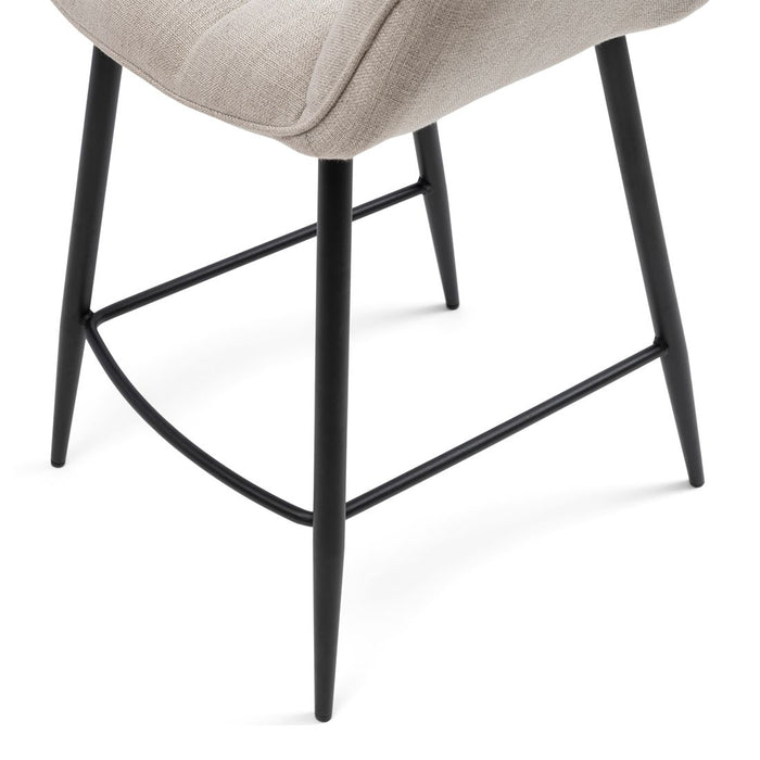 Carnaby Counter Chair, mouliné linen, fabulous flax - Betten Ritter Living