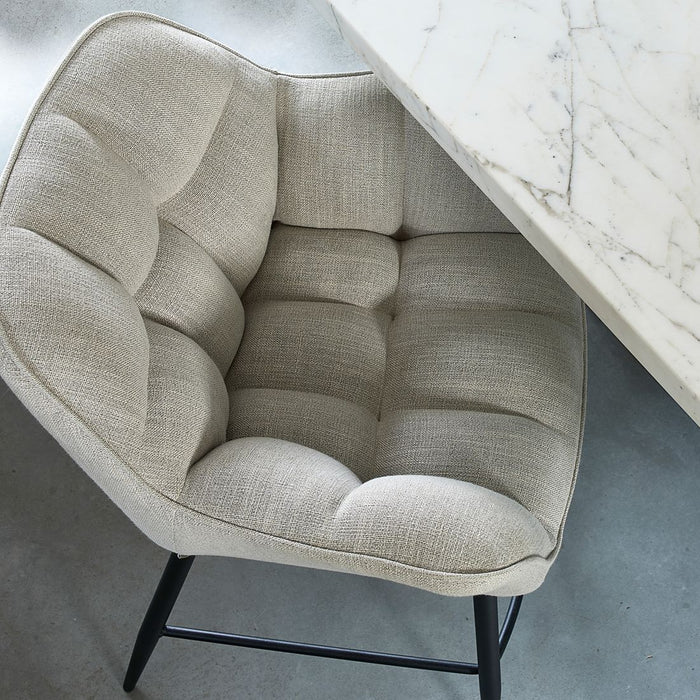 Carnaby Counter Chair, mouliné linen, fabulous flax - Betten Ritter Living