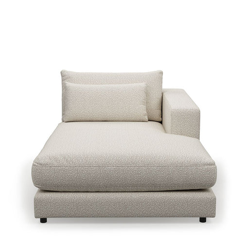 Stephen Chaise Longue Right, bouclé, simply white - Betten Ritter Living