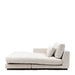 Stephen Chaise Longue Left, rich tweed, antique white - Betten Ritter Living