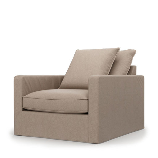 Lennox Armchair, recycled weave, persian liver - Betten Ritter Living