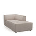 Bellagio Outdoor Chaise Longue Right, sunbrella solid, stone - Betten Ritter Living