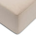 Verona Outdoor Footstool, sunbrella solid, stone - Betten Ritter Living