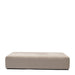 Verona Outdoor Footstool XL, sunbrella solid, stone - Betten Ritter Living