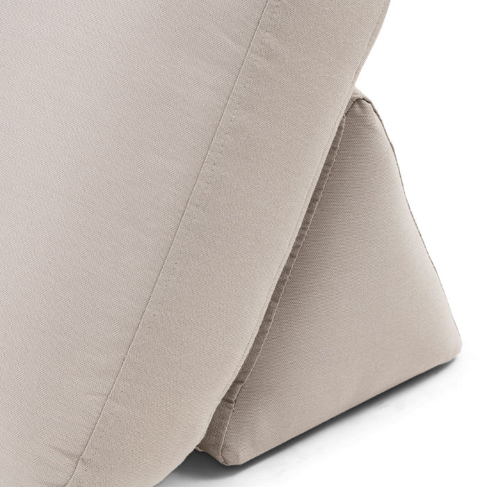 Verona Outdoor Backcushion, sunbrella solid, stone - Betten Ritter Living