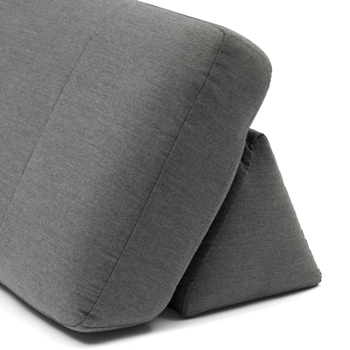 Verona Outdoor Backcushion, sunbrella solid, flanelle - Betten Ritter Living