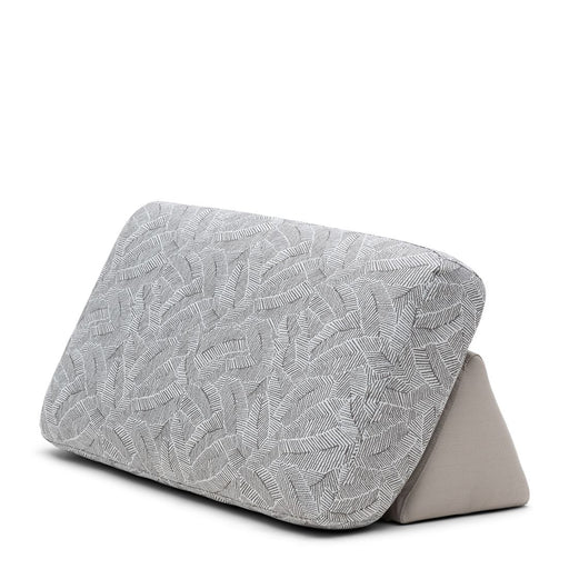 Verona Outdoor Backcushion, hemp botanic ridge/sunbrella solid stone - Betten Ritter Living