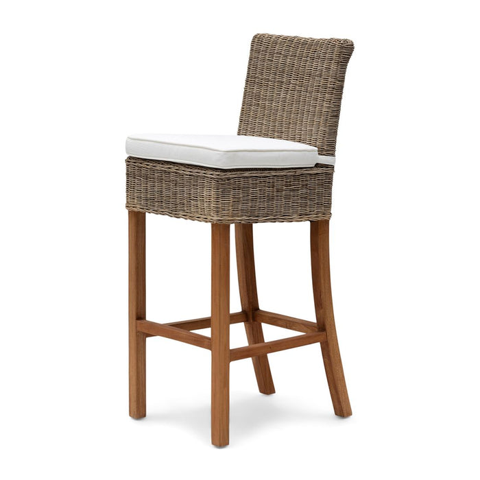 Rustic Rattan Bar Stool - Betten Ritter Living