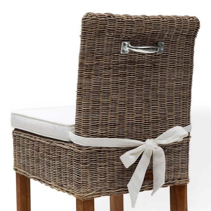 Rustic Rattan Bar Stool - Betten Ritter Living