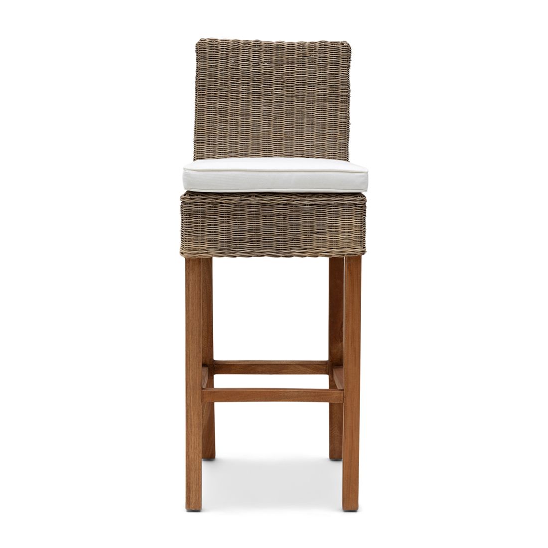 Rustic Rattan Bar Stool - Betten Ritter Living