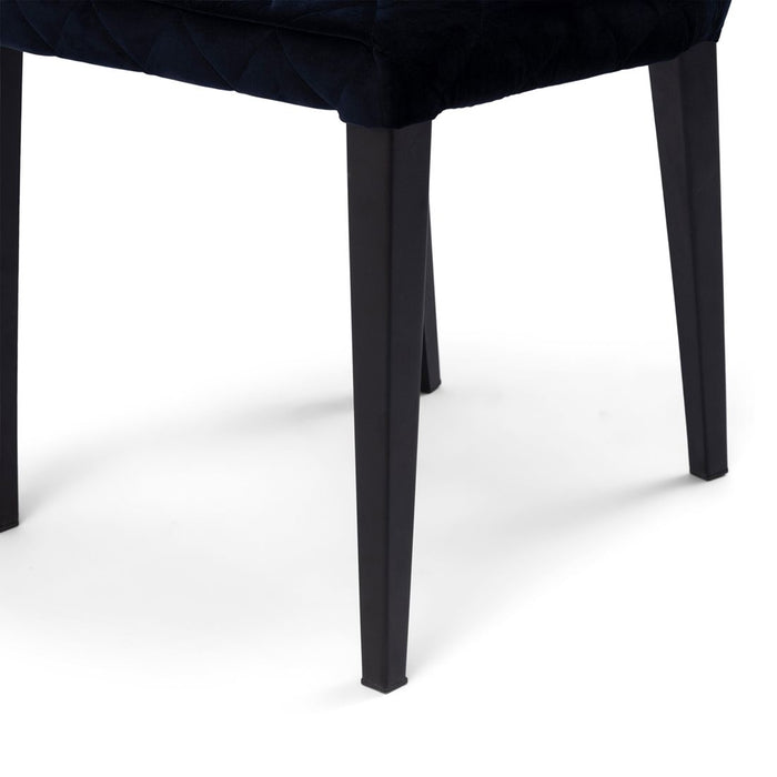 Esszimmerstuhl Isabelle, Velvet III Indigo - Betten Ritter Living