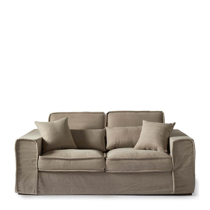 Metropolis Sofa 2,5 Seater, washed cotton - Betten Ritter Living