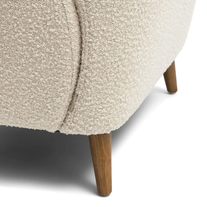 Sessel La Contessina, White Sand, Bouclé - Betten Ritter Living