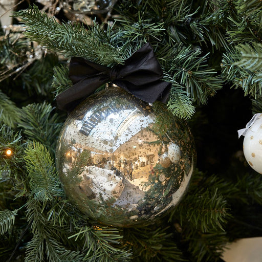 Weihnachtskugel Bauble, Silber - Betten Ritter Living